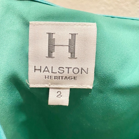 Halston Heritage Pleated Halter Dress - Picture 15 of 16